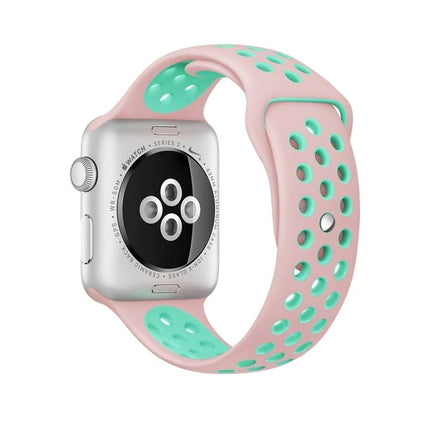 Sport Silicone Watchband Standard Edition, For Apple Watch Series 7 41mm / 6 & SE & 5 & 4 40mm / 3 & 2 & 1 38mm, For Apple Watch Ultra 49mm / Series 8&7 45mm / SE 2&6&SE&5&4 44mm / 3&2&1 42mm - DealBuddy
