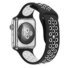 Sport Silicone Watchband Standard Edition, For Apple Watch Series 7 41mm / 6 & SE & 5 & 4 40mm / 3 & 2 & 1 38mm, For Apple Watch Ultra 49mm / Series 8&7 45mm / SE 2&6&SE&5&4 44mm / 3&2&1 42mm - DealBuddy