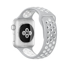 Sport Silicone Watchband Standard Edition, For Apple Watch Series 7 41mm / 6 & SE & 5 & 4 40mm / 3 & 2 & 1 38mm, For Apple Watch Ultra 49mm / Series 8&7 45mm / SE 2&6&SE&5&4 44mm / 3&2&1 42mm - DealBuddy