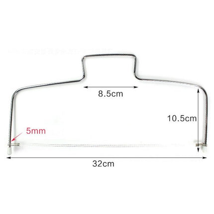 Stainless Steel Adjustable Wire Cake Cutter Slicer Leveler DIY Cake Baking Tools - DealBuddy