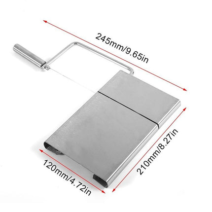 Stainless Steel Cheese Slicer Butter Cutting Board Kitchen Tools - DealBuddy