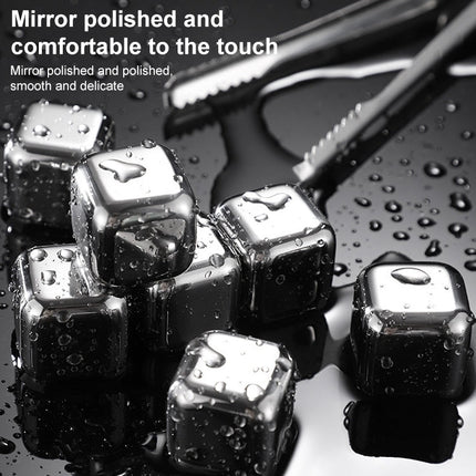 Stainless Steel Chilling Reusable Ice Cubes for Whiskey, Vodka, Liqueurs - DealBuddy