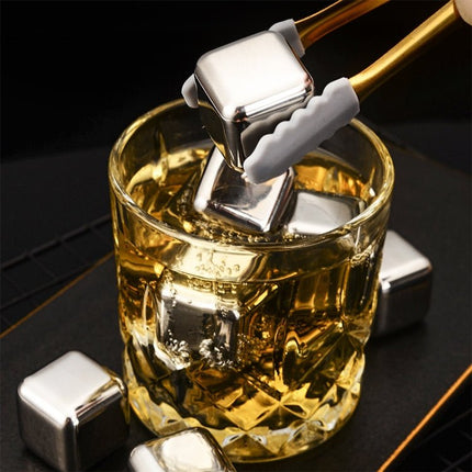 Stainless Steel Chilling Reusable Ice Cubes for Whiskey, Vodka, Liqueurs - DealBuddy