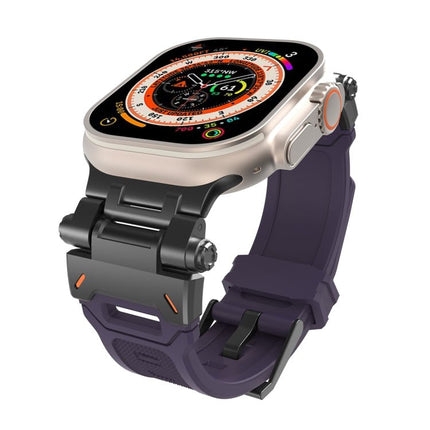 Stainless Steel Connector TPU Watch Band, For Apple Watch SE 2023 44mm, For Apple Watch Ultra 2 49mm - DealBuddy