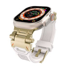 Stainless Steel Connector TPU Watch Band, For Apple Watch SE 2023 44mm, For Apple Watch Ultra 2 49mm - DealBuddy