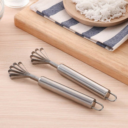 Stainless Steel Copra Planer All Steel Handle Coconut Planing Fish Scale Planer Seeder - DealBuddy