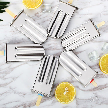 Stainless Steel DIY Ice Cream Mold Household Popsicle Ice Cream Mold - DealBuddy