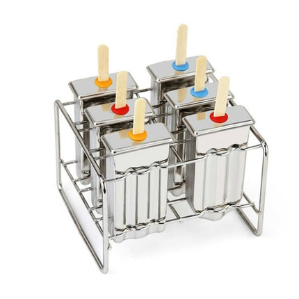 Stainless Steel DIY Ice Cream Mold Household Popsicle Ice Cream Mold - DealBuddy