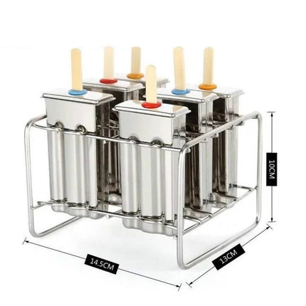 Stainless Steel DIY Ice Cream Mold Household Popsicle Ice Cream Mold - DealBuddy