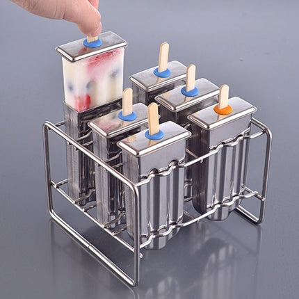 Stainless Steel DIY Ice Cream Mold Household Popsicle Ice Cream Mold - DealBuddy