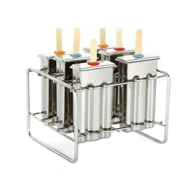 Stainless Steel DIY Ice Cream Mold Household Popsicle Ice Cream Mold - DealBuddy