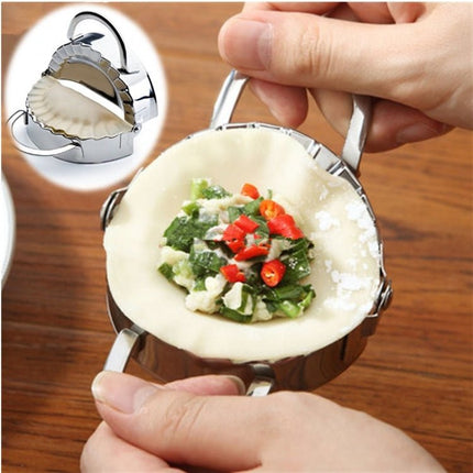 Stainless Steel Dumpling Maker Dough Cutter Dumpling Mould Kitchen Accessories Pastry Tools - DealBuddy
