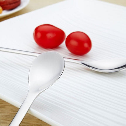 Stainless Steel Long - Handled Coffee Stirring Spoon Ice Cream Spoon - DealBuddy