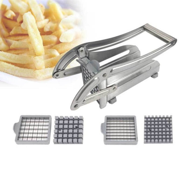 Stainless Steel Manual French Fries Slicer Potato Chipper Chip Cutter Chopper Maker - DealBuddy