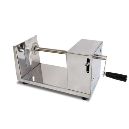 Stainless Steel Manual Spiral Tornado Tower Hand Shake Potato Rotary Chips Twister Slicer Cutter - DealBuddy