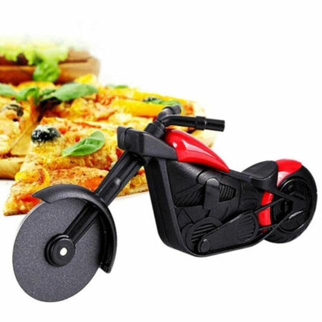 Stainless Steel Motorcycle Shape Pizza Cutter Roller Cutting Pizza Tool - DealBuddy