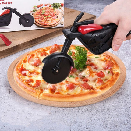 Stainless Steel Motorcycle Shape Pizza Cutter Roller Cutting Pizza Tool - DealBuddy