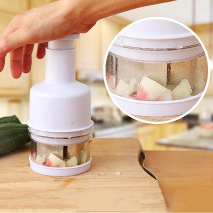 Stainless Steel Onion Cutting Instrument / Ginger Garlic Cutter, Size: 22x8x8cm, Random Color Delivery - DealBuddy