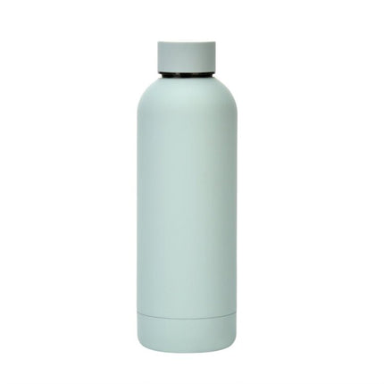 Stainless Steel Outdoor Matte Water Bottle Portable Sports Water Cup Rubber Paint Insulation Cup - DealBuddy