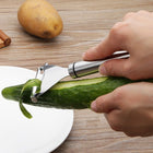Stainless Steel Peeler Fruit Knife Planer Multi - function Kitchen Scraper Potato Peeling Knife - DealBuddy
