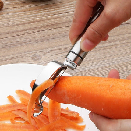 Stainless Steel Peeler Fruit Knife Planer Multi - function Kitchen Scraper Potato Peeling Knife - DealBuddy