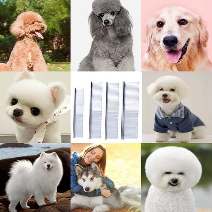 Stainless Steel Pet Comb Pet Hair Comb, Specification: XL, XS, M, L, XL - DealBuddy