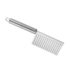 Stainless Steel Potato Wave Cutter Deep Groove Thickened Wolf Tooth Pattern French Fry Cutter - DealBuddy
