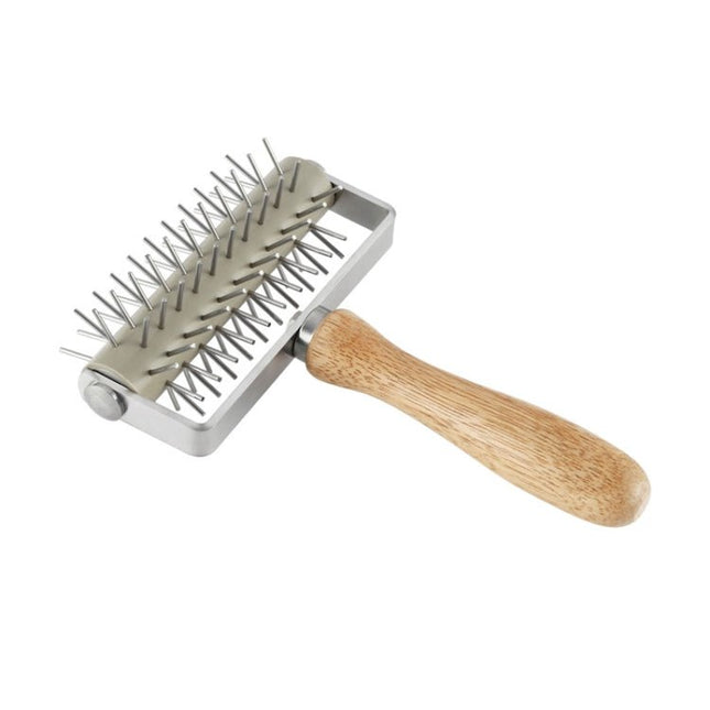Stainless Steel Rolling Pin Pizza Puncher Snacks Baking Utensils - DealBuddy