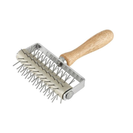 Stainless Steel Rolling Pin Pizza Puncher Snacks Baking Utensils - DealBuddy