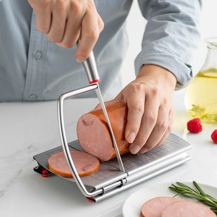Stainless Steel Scale Cheese Slicer Kitchen Tools Bread Divider - DealBuddy