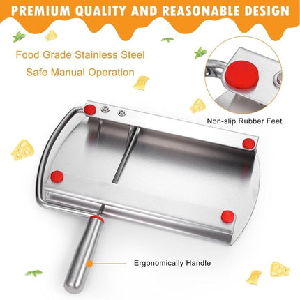 Stainless Steel Scale Cheese Slicer Kitchen Tools Bread Divider - DealBuddy