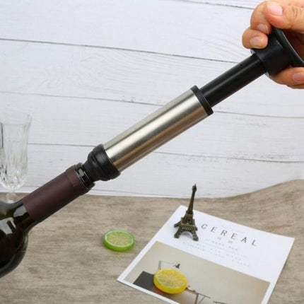 Stainless Steel Wine Stopper Champagne Stopper Red Wine Vacuum Pump - DealBuddy