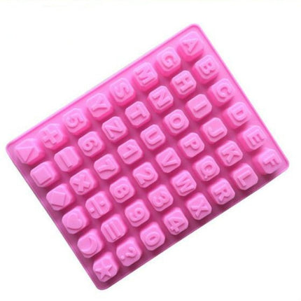Stars Shape English Alphabet Silicone Chocolate Mold DIY Ice Handmade Soap Mold - DealBuddy