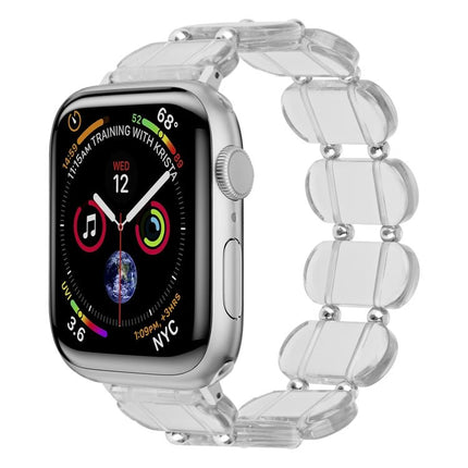 Stretch Resin Watch Band, For Apple Watch SE 2023 44mm, For Apple Watch SE 2023 40mm, For Apple Watch Ultra 2 49mm, For Apple Watch Series 9 45mm, For Apple Watch Series 9 41mm, For Apple Watch Ultra 49mm - DealBuddy