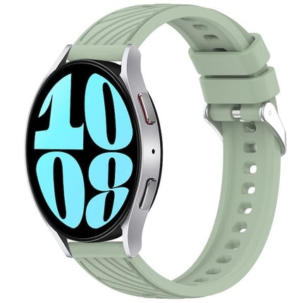 Stripe Texture Silicone 20mm Watch Band, For Samsung Galaxy Watch 6 44mm, For Samsung Galaxy Watch 6 40mm, For Samsung Galaxy Watch 6 Classic 43mm, For Samsung Galaxy Watch5 Pro Golf Edition - DealBuddy