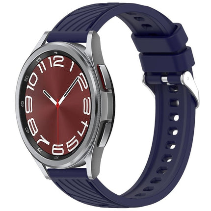 Stripe Texture Silicone 20mm Watch Band, For Samsung Galaxy Watch 6 44mm, For Samsung Galaxy Watch 6 40mm, For Samsung Galaxy Watch 6 Classic 43mm, For Samsung Galaxy Watch5 Pro Golf Edition - DealBuddy