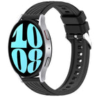Stripe Texture Silicone 20mm Watch Band, For Samsung Galaxy Watch 6 44mm, For Samsung Galaxy Watch 6 40mm, For Samsung Galaxy Watch 6 Classic 43mm, For Samsung Galaxy Watch5 Pro Golf Edition - DealBuddy