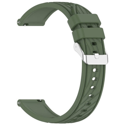Stripe Texture Silicone 20mm Watch Band, For Samsung Galaxy Watch5 Golf Edition, For Samsung Galaxy Watch 5 44mm, For Samsung Galaxy Watch 5 Pro 45mm, For Samsung Galaxy Watch 5 40mm - DealBuddy