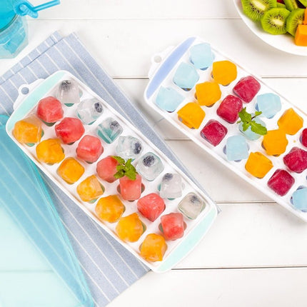 Summer 21 Grid Cool Home - made Ice Cube Ice Box Mould with Lid - DealBuddy