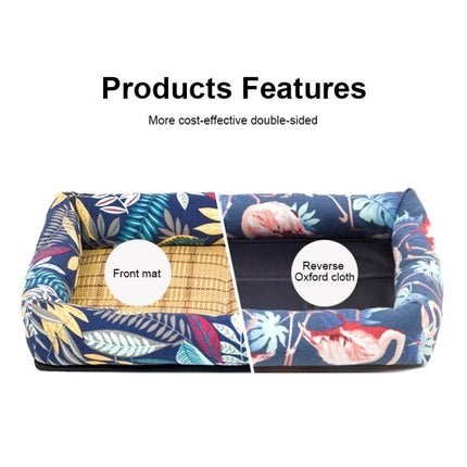 Summer Pet Non - removable Side Dog Mat Pet Bed, S 45X35X6cm, M 53X40X6cm, L 65X55X8cm, XL 83X66X8cm - DealBuddy