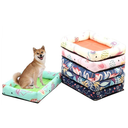 Summer Pet Non - removable Side Dog Mat Pet Bed, S 45X35X6cm, M 53X40X6cm, L 65X55X8cm, XL 83X66X8cm - DealBuddy