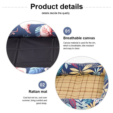 Summer Pet Non - removable Side Dog Mat Pet Bed, S 45X35X6cm, M 53X40X6cm, L 65X55X8cm, XL 83X66X8cm - DealBuddy