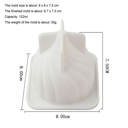 Swirl Mousse Cake Mold Chocolate Baking French Dessert Onion Shape Silicone Mold - DealBuddy