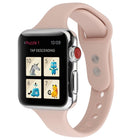 Thin Silicone Double Buckle Replacement Wrist Strap, For Apple Watch 5 & 4 44mm / 3 & 2 & 1 42mm - DealBuddy