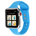 Thin Silicone Double Buckle Replacement Wrist Strap, For Apple Watch 5 & 4 44mm / 3 & 2 & 1 42mm - DealBuddy