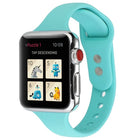 Thin Silicone Double Buckle Replacement Wrist Strap, For Apple Watch 5 & 4 44mm / 3 & 2 & 1 42mm - DealBuddy