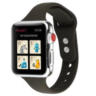 Thin Silicone Double Buckle Replacement Wrist Strap, For Apple Watch 5 & 4 44mm / 3 & 2 & 1 42mm - DealBuddy