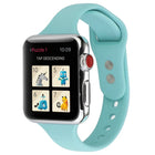 Thin Silicone Double Buckle Replacement Wrist Strap, For Apple Watch 5 & 4 44mm / 3 & 2 & 1 42mm - DealBuddy
