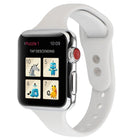 Thin Silicone Double Buckle Replacement Wrist Strap, For Apple Watch 5 & 4 44mm / 3 & 2 & 1 42mm - DealBuddy