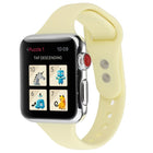 Thin Silicone Double Buckle Replacement Wrist Strap, For Apple Watch 5 & 4 44mm / 3 & 2 & 1 42mm - DealBuddy